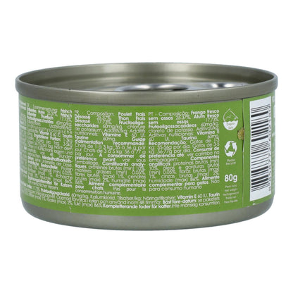 Kit Cat Can Toppers - Frango e Atum 80g Ração húmida para gatos em gelatina