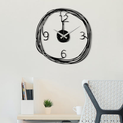 Reloj De Pared Metal Sencillo_5