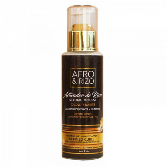 Ativador de caracóis Afro &amp; Rizo 4oz 113ml