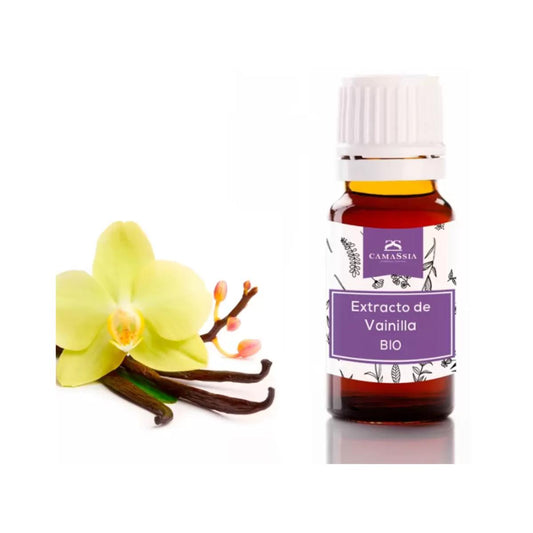 Extrato de baunilha biológico (solúvel em água), 5 ml. Camassia