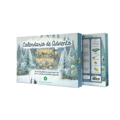 Calendário do Advento de Sementes com Mini Estufa Planeta Huerto