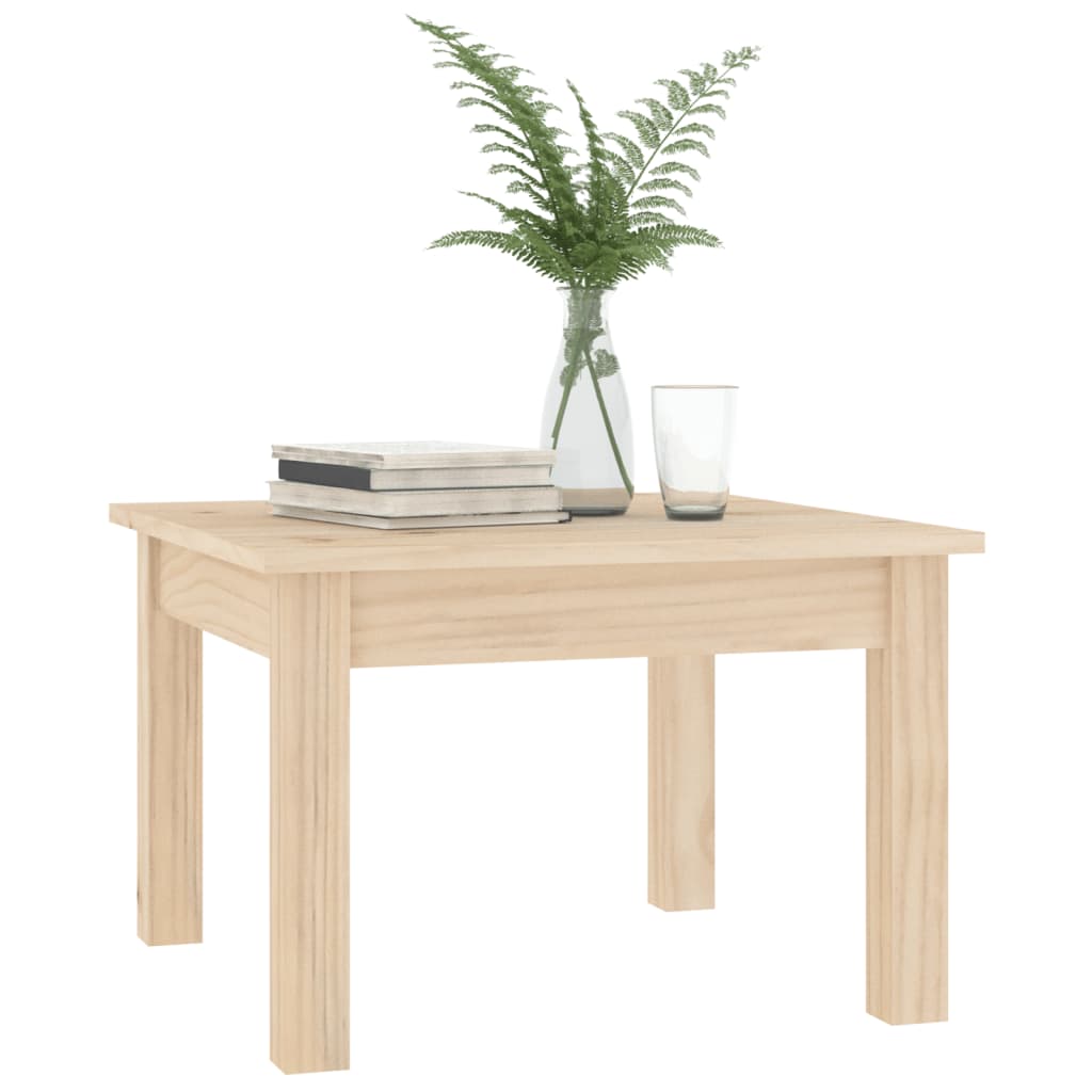 Mesa De Centro De Madera Maciza De Pino 45x45x30 Cm_4