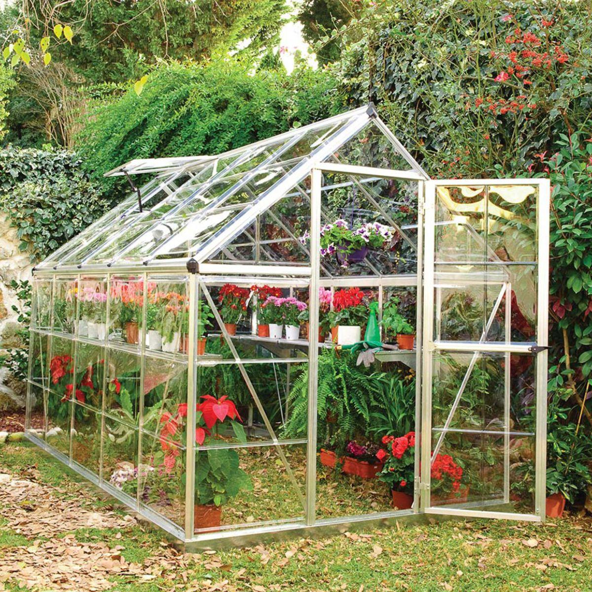 Estufa Harmony 306x185x208 cm prateada 