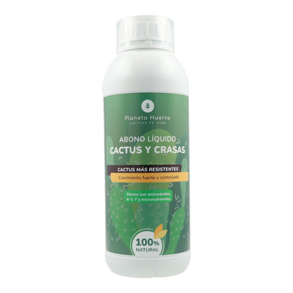 Fertilizante Líquido Cactos e Suculentas Planeta Huerto 1 l