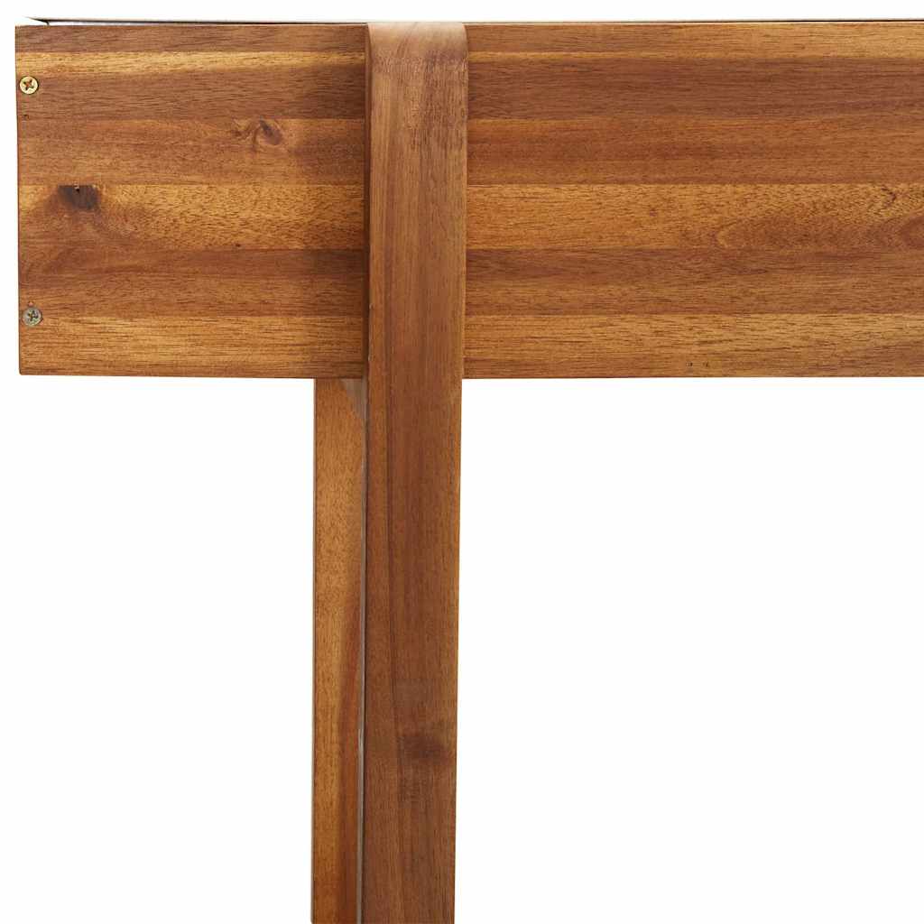 Arriate De Madera Maciza De Acacia Y Zinc_4