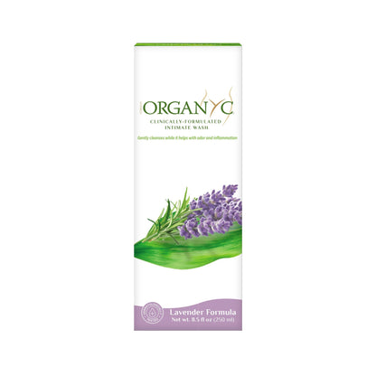 Sabonete em gel para higiene íntima de lavanda biológica 250ml