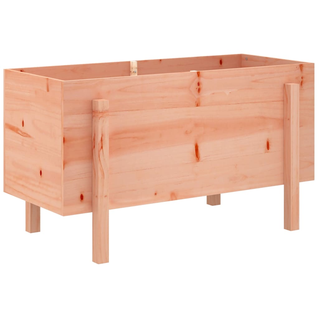 Arriate Elevado Jardín Madera Maciza Abeto Douglas 101x50x57 Cm_5
