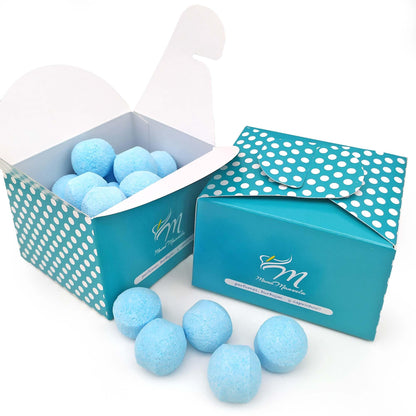 Caja 25 Mini Bombas Efervescentes Para Manicura Y Pedicura - Ablandan Durezas, Uñas Y Cutículas - Aroma Lavanda_0