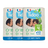 Pack de fraldas Tidoo T4 Maxi (7/18 kg), 150 unidades