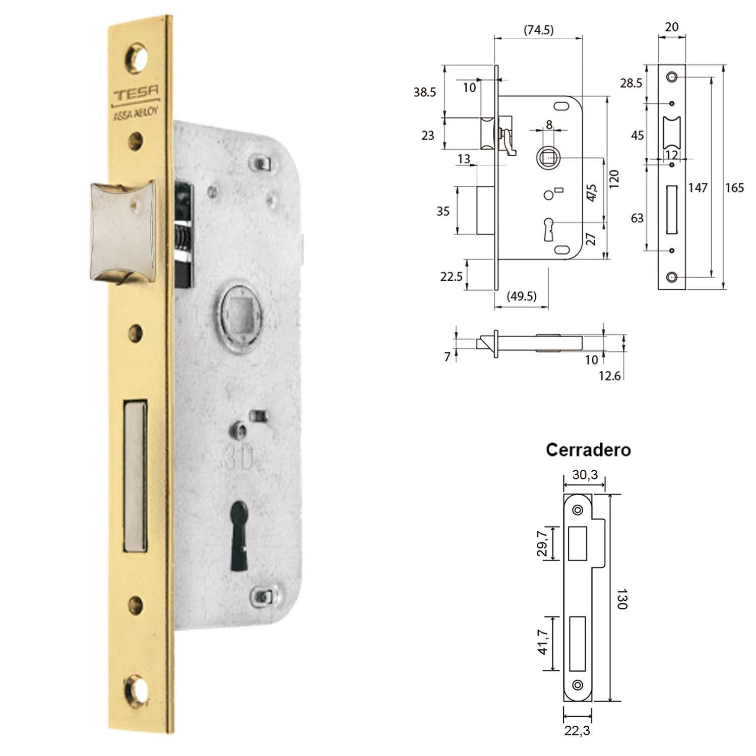Cerradura Tesa 2002-hl/50_1