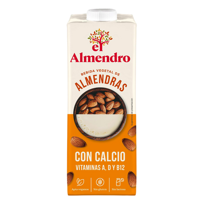 Pack de 6 Bebidas de Amêndoa com Cálcio El Almendro 1L