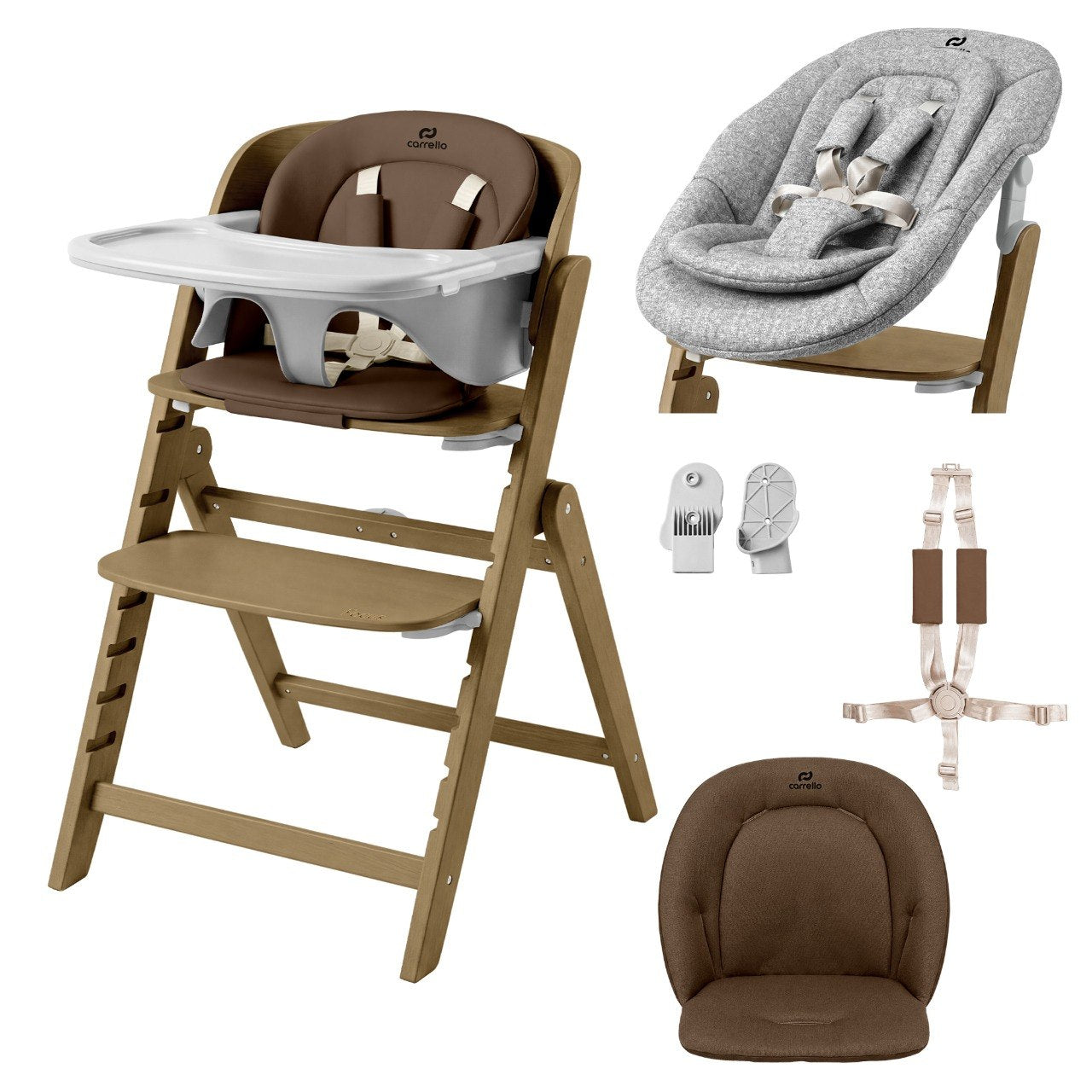 Carrello Trona Evolutiva Para Bebé Focus Moka Brown_2