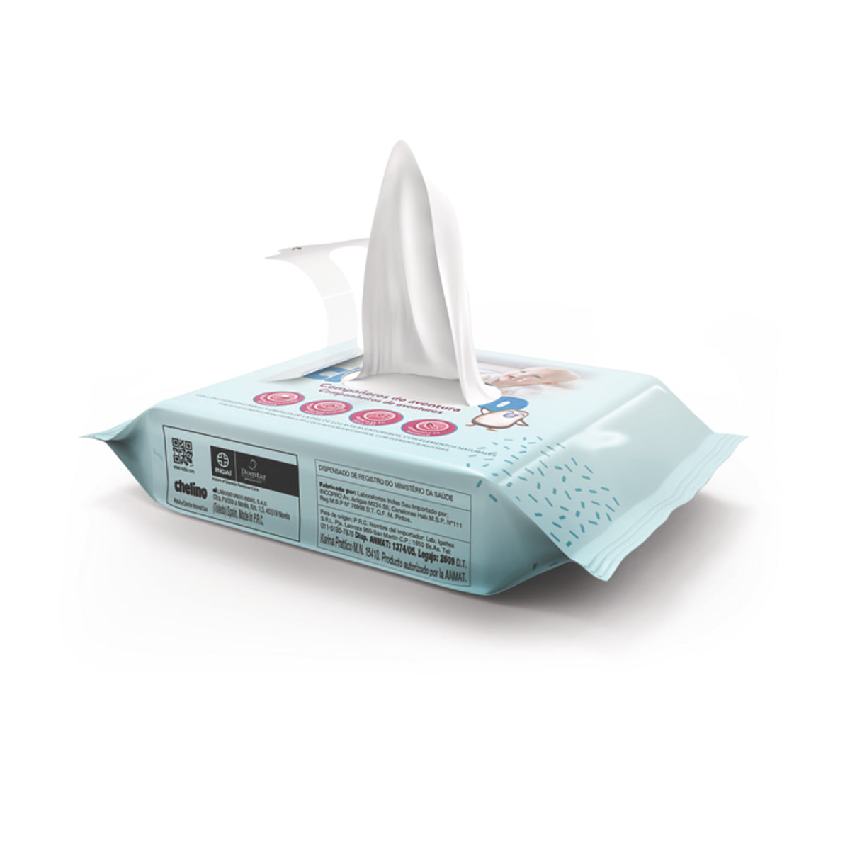 Toalhitas Húmidas Chelino Dermo Sensitive Baby 20 Unidades