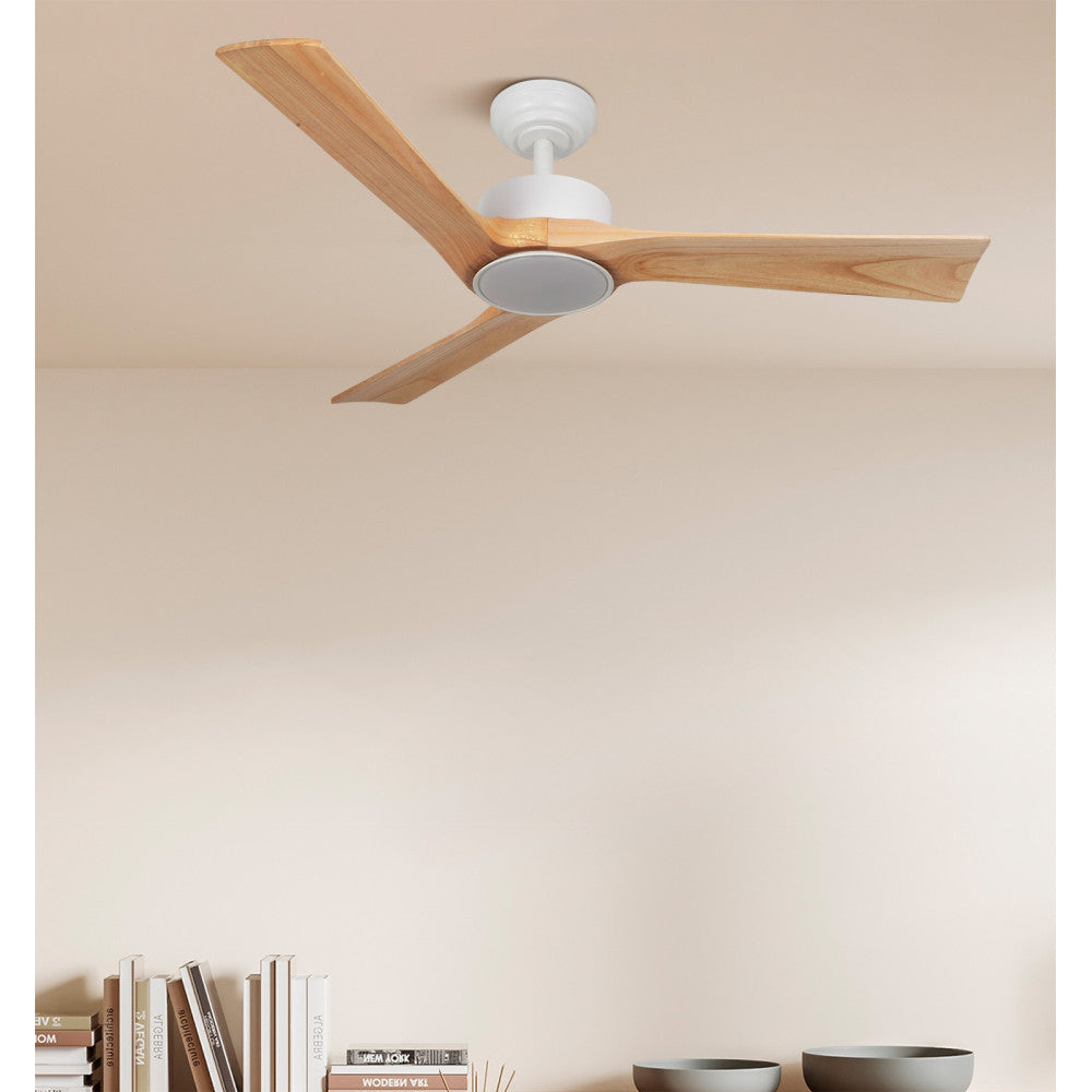 Ventilador Dc Orinoco 24w Blanco 3 Aspas Haya 107d 2424lm 3000k-6500k C/remoto, Reg. Intensidad, Temp., Mem._2