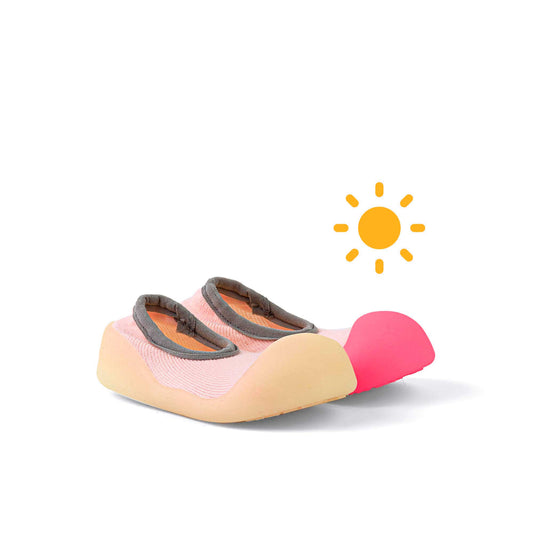 Zapatos De Bebé Que Cambian De Color Con La Luz Del Sol Flat Pink Bigtoes Chameleon M (20)_0