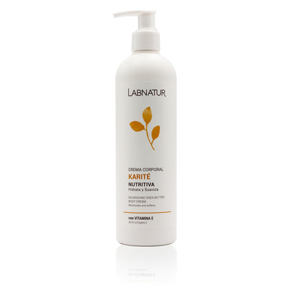 Crema Corporal con Manteca de Karité Labnatur 400 ml | Nutrición Intensiva | Piel Seca y Áspera | Uso Diario | Vegano_0