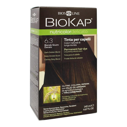 Tinta Loiro Dourado Escuro Delicato Dye 6.30 Biokap 140 ml