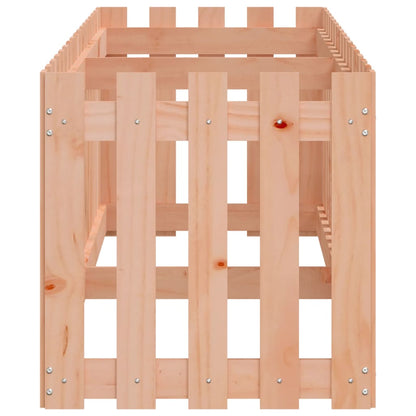 Arriate Elevado Jardín Valla Madera Maciza Douglas 200x50x50 Cm_5