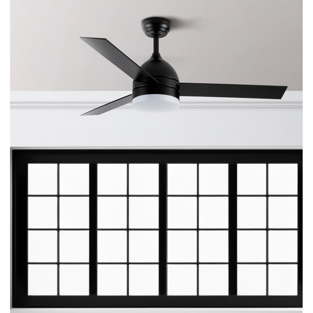 Ventilador Dc Legio 26w Negro 3aspas Negro/roble 107d 2950lm 3000-4000-6000k Remoto+memoria+temporizador_2