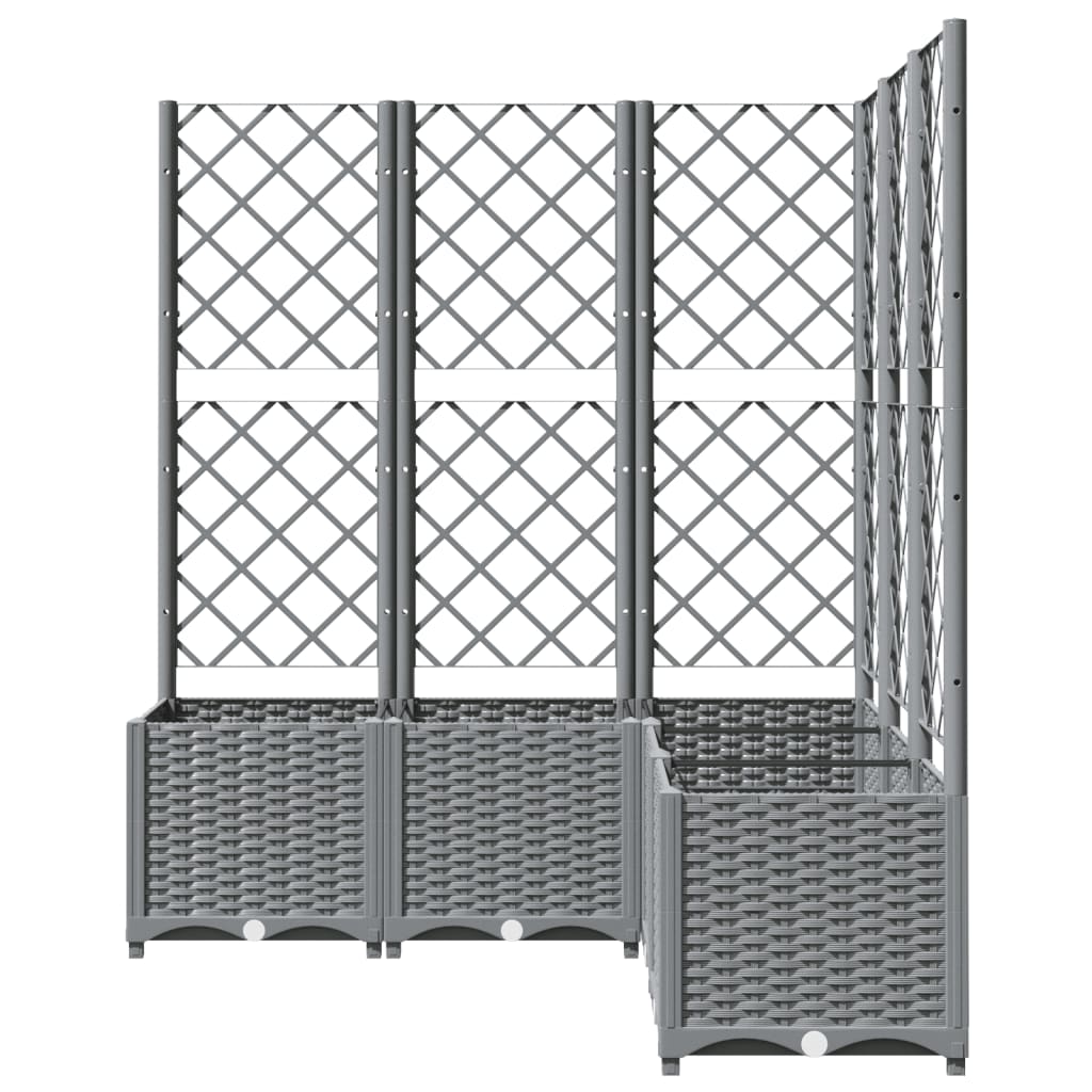 Macetero De Jardín Gris Claro 120 X 120 X 136 Cm_2