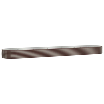 Jardinera Arriate Acero Galvanizado Marrón 507x100x36cm_0
