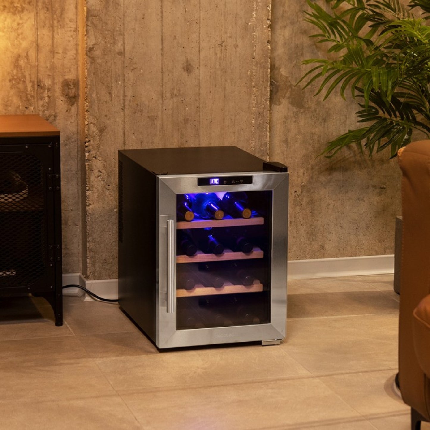 Vinoteca De 12 Botellas Bolero Grandsommelier 1220 Coolwood. 31 Litros, Sistema Termoeléctrico De Enfriamiento, Alto Rendimiento, Temperatura Regula_3