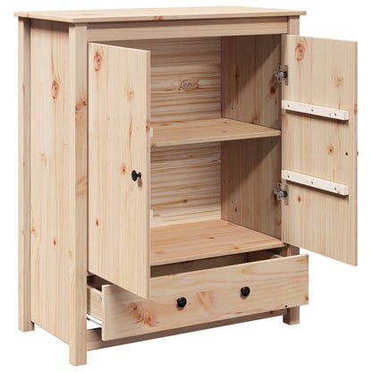 Aparador Alto De Madera Maciza De Pino 83x41,5x100 Cm / Vetonek_5