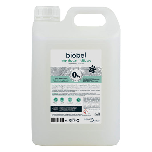 Biobel Limpador Doméstico 0% Concentrado 5L