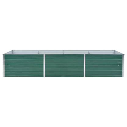 Arriate De Jardín De Acero Galvanizado Verde 240x80x45 Cm_3