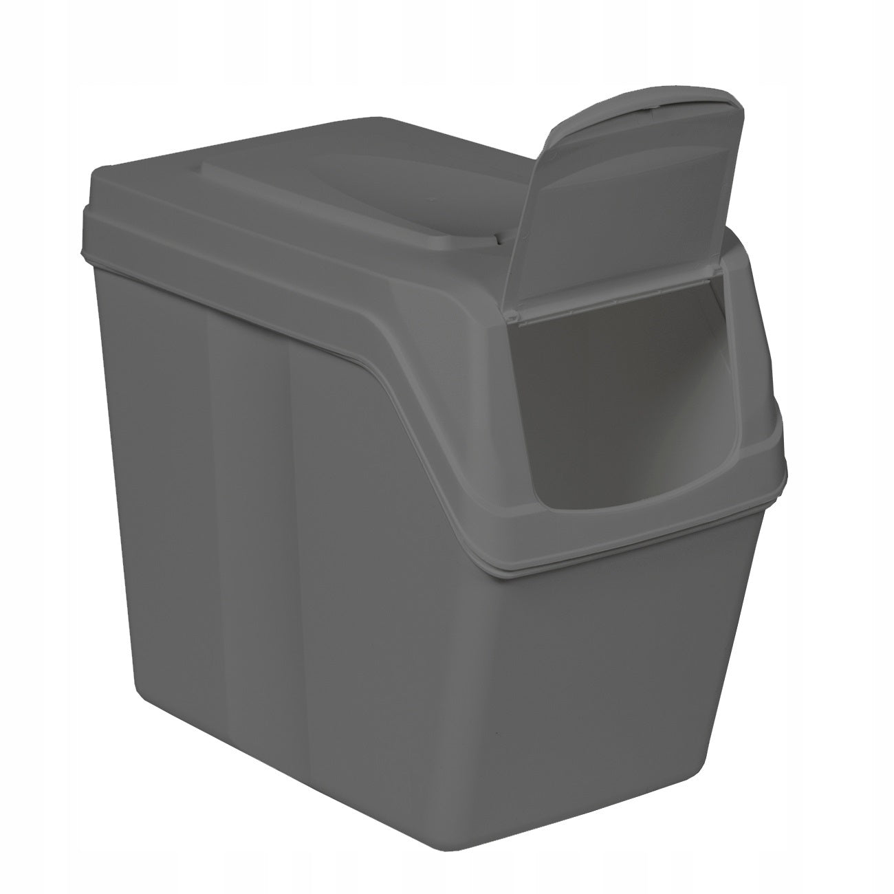 Set De 5 Cubos De Basura Keden Sortibox Para Reciclado, Gris, Volumen 5x20l_2