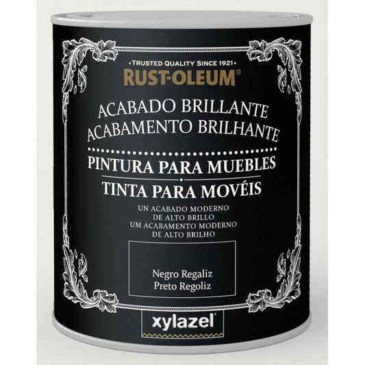 Móveis com tinta brilhante Xylazel Preto