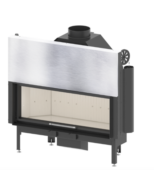 Insertables Con Ventilación A Leña Metlor Modelo Ecolux 120 Up_0