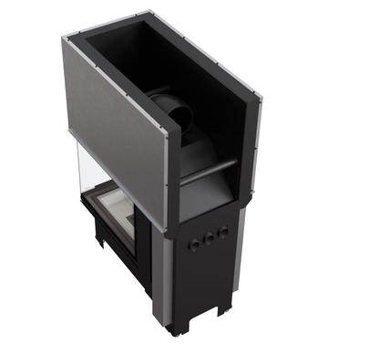 Bricosol Chimenea Nbu 500/700 11 Kw Ø 200 Puerta Elevable Thermotec Negro_2