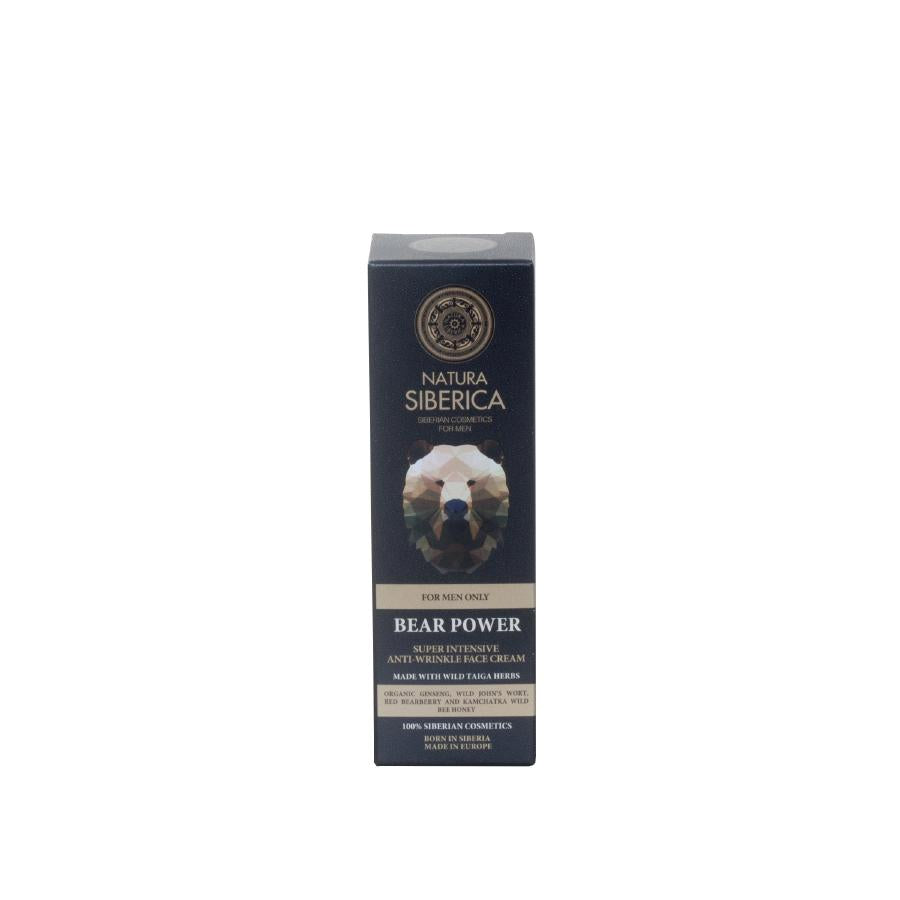 O Poder do Urso Natura Siberica Creme Facial Intensivo Antirrugas, 50 ml