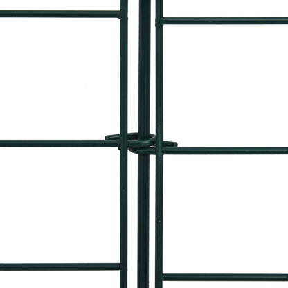Set De Valla De Jardín Arqueada Verde 77,5x78,5 Cm / Vetonek_0