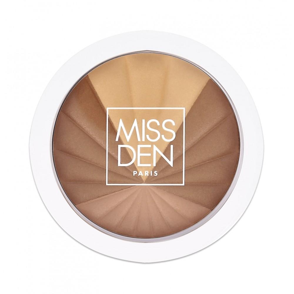 Maquilhagem em pó "Bronze eclat" 652 pele clara, Miss Den Paris