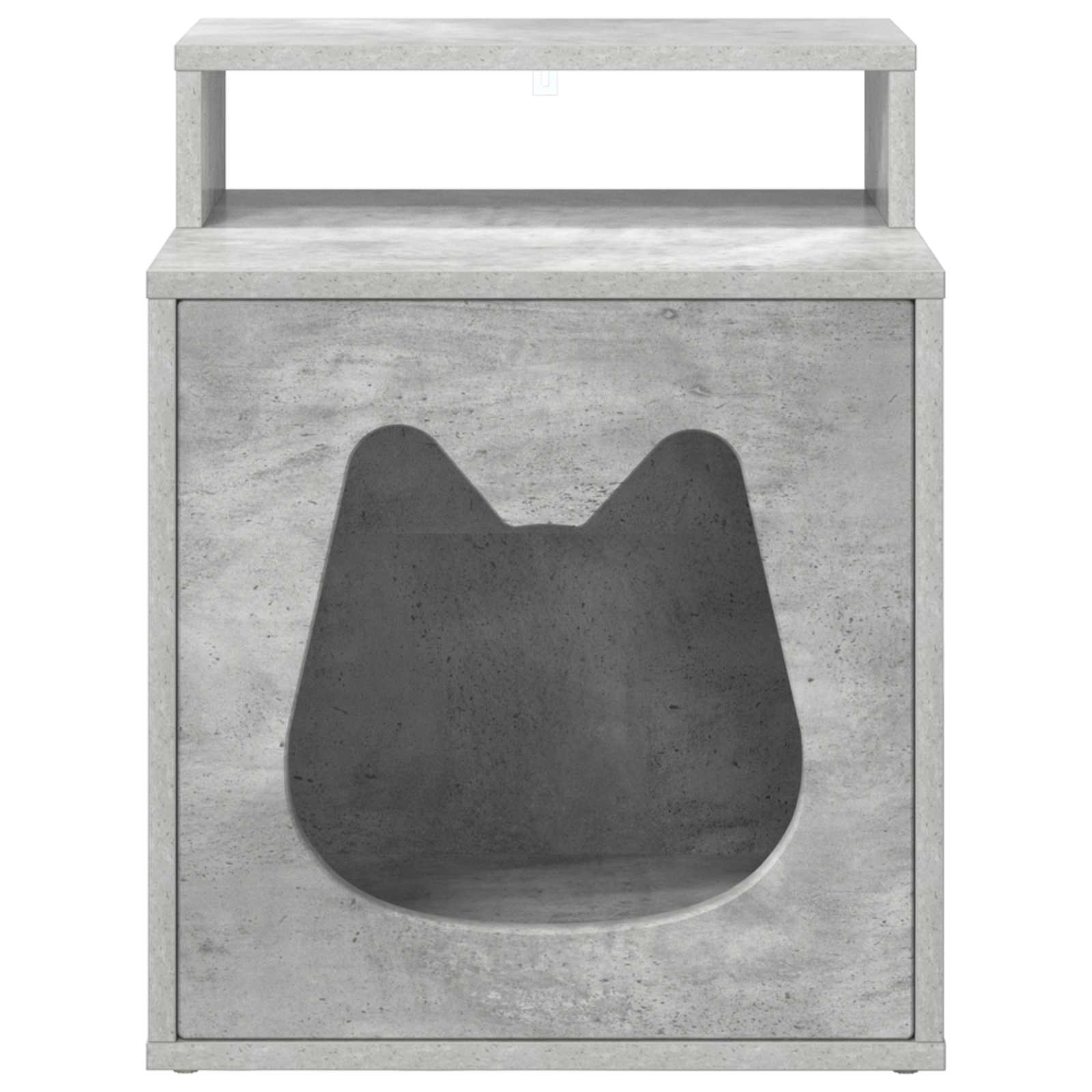 Casa Para Gatos Concreto 42,5 X 40 X 53,5 Cm_4