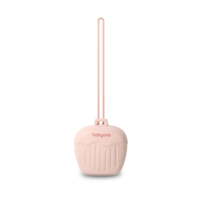Caja Portachupetes De Silicona Rosa_0