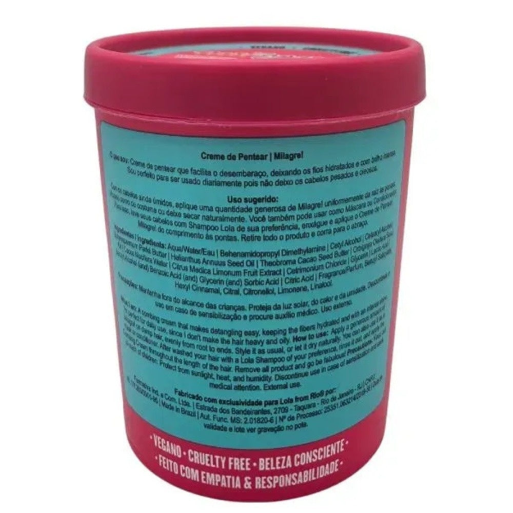 Lola Cosmetics Milagre Creme De Pentear 450g_2
