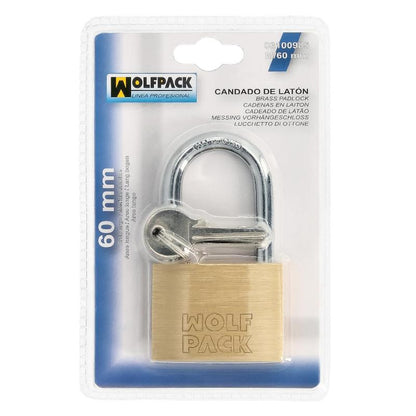 Candado Laton Arco Largo 60 Mm.