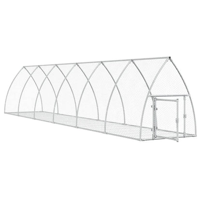 Conejera Acero Galvanizado Plateado 105x600x120 Cm_2