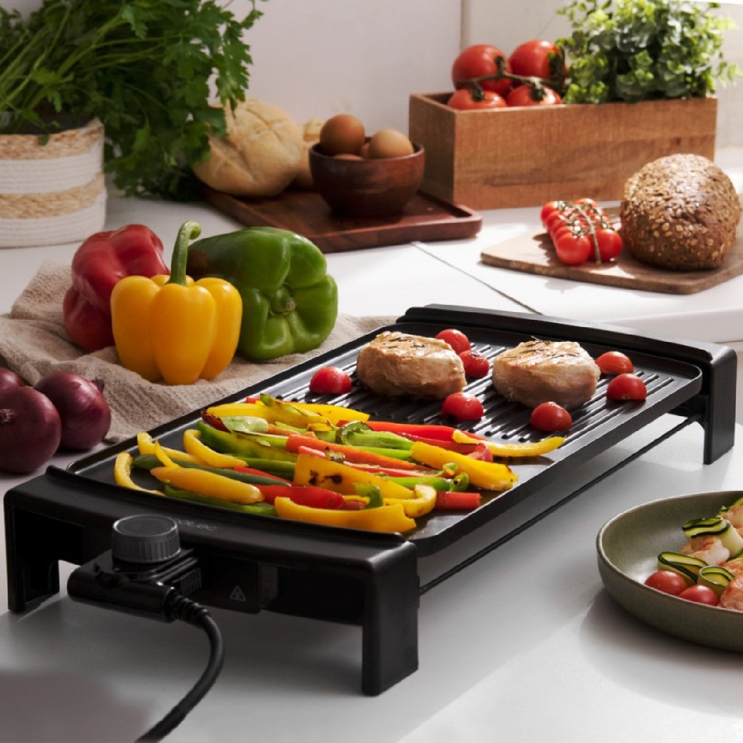 Cecotec Plancha Eléctrica Plancha Eléctrica Tasty&grill 3000 Blackwater Mixgrill_2