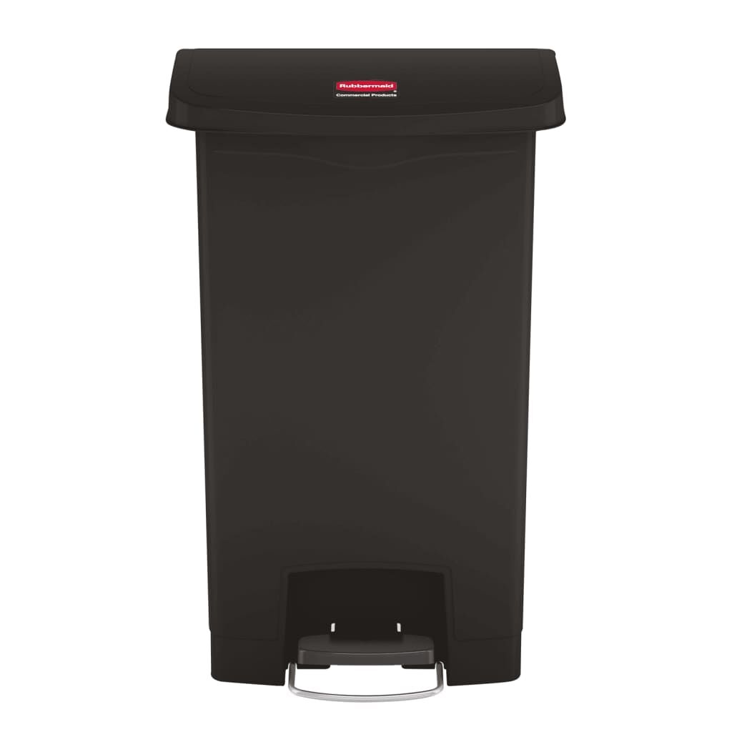 Rubbermaid Cubo De Basura De Pedal Slim Jim 50 Litros Negro_1