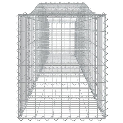 Cestas De Gaviones 8 Uds Forma De Arco Hierro 400x50x60/80 Cm_4