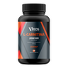L-carnitina Pura 3000 Mg Vecos 160 Cápsulas | Queima De Gorduras, Energia E Resistência