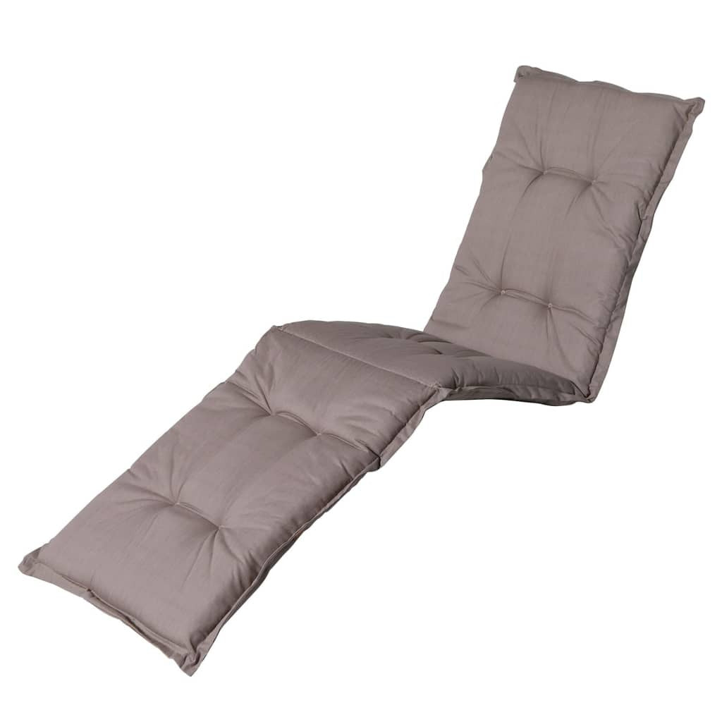 Madison Cojín Para Tumbona Basic Gris Taupé 200x60 Cm_0