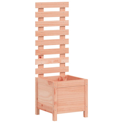 Jardinera Con Estantería Madera Maciza Douglas 39x39,5x114 Cm_0