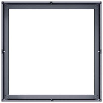 Jardinera Acero Gris Antracita 80x80x30 Cm_4