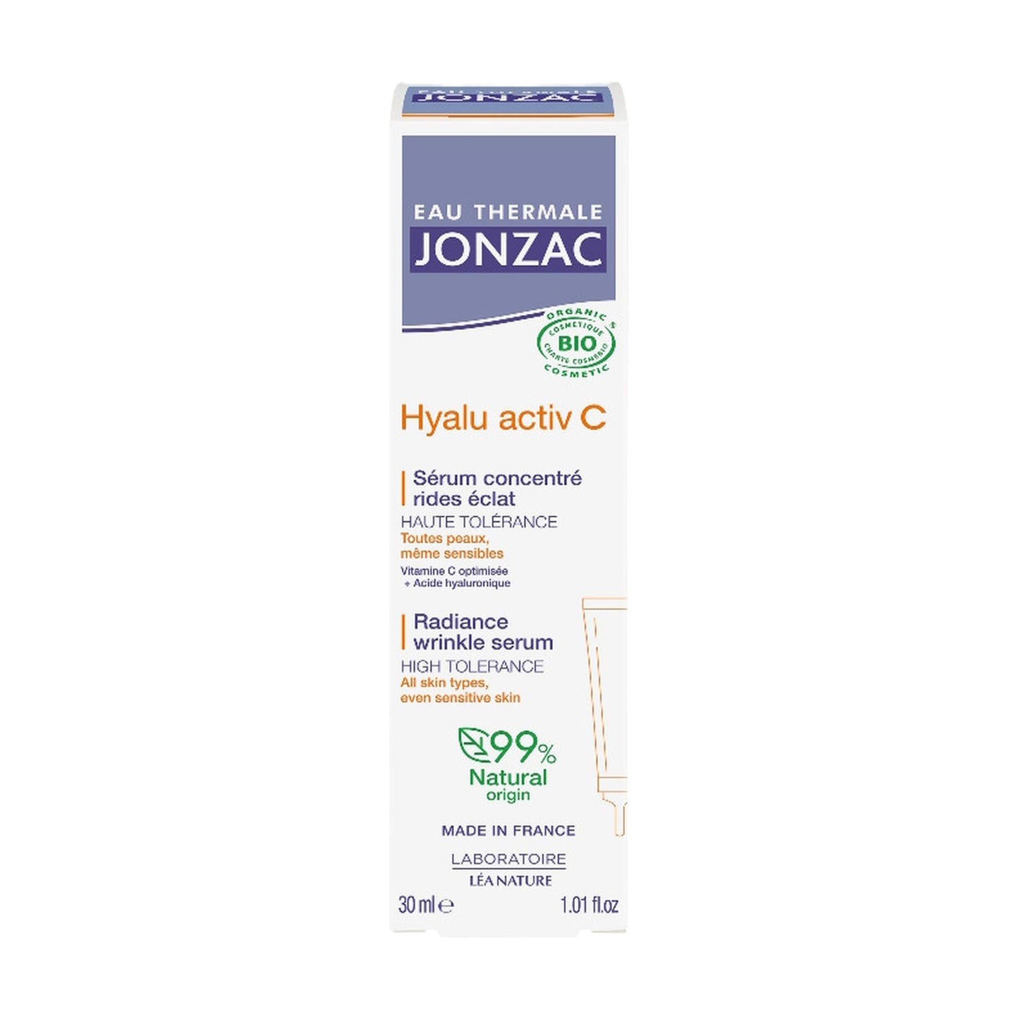 Soro hialurónico ativo C Eau Thermale JONZAC 30 ml
