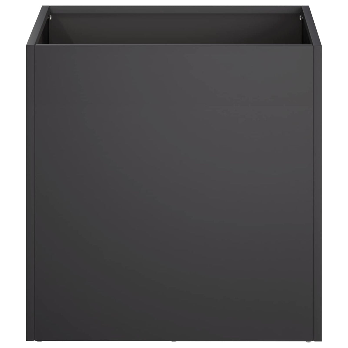 Macetero De Jardín 2 Uds. Negro 20 X 20 X 20 Cm_3